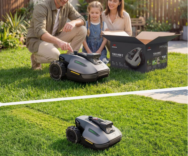 Робот-газонокосилка MAMMOTION YUKA Mini 2 500 с модулем 4G